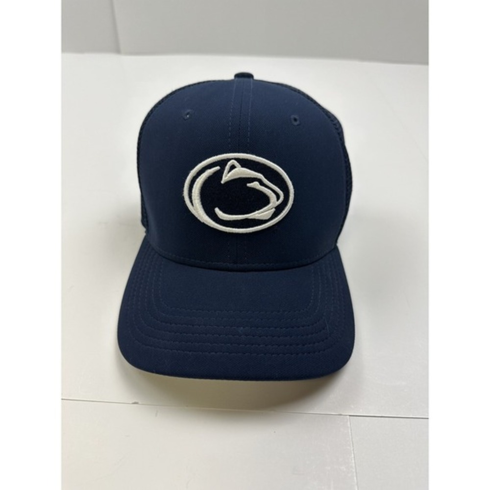 Nike Penn State Classic99 Dri-Fit Men's Fitted Trucker Style Hat Size Small Navy